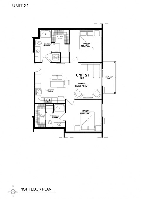 the unit 21 floor plan